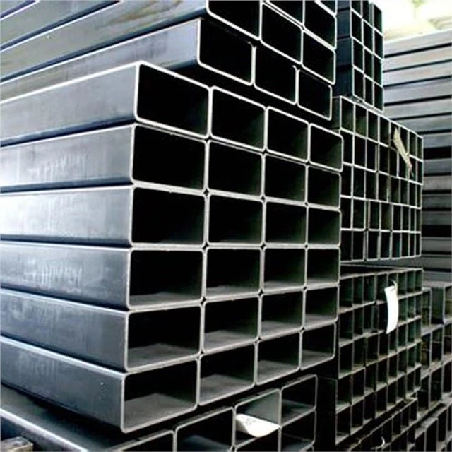 Taqsimiet Iswed Pjazza vojta RHS SHS MS Steel Tube Għall-Kostruzzjoni